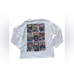 Zara Size 7-8 Star Wars Comics Graphic Long Sleeve Tee